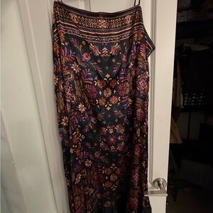 Johnnywas Black and Purple Women's dress and cover up